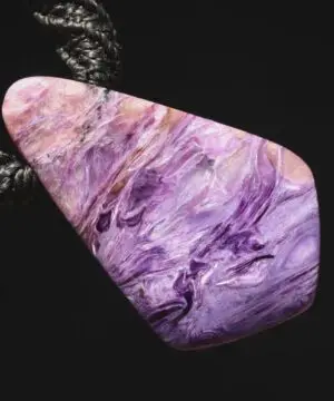 Highest Quality Charoite Pendant, Australian Handcrafted Jewellery, Rare Charoite Gemstone, Natural Purple Healing Crystal Talisman