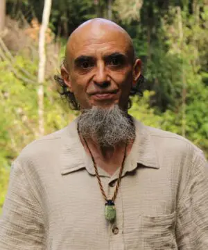 Australian Royal Rhyolite Rainforest Jasper Necklace • Indigenous Inspired Talisman • Australian Handmade Handwoven Tropical Cord