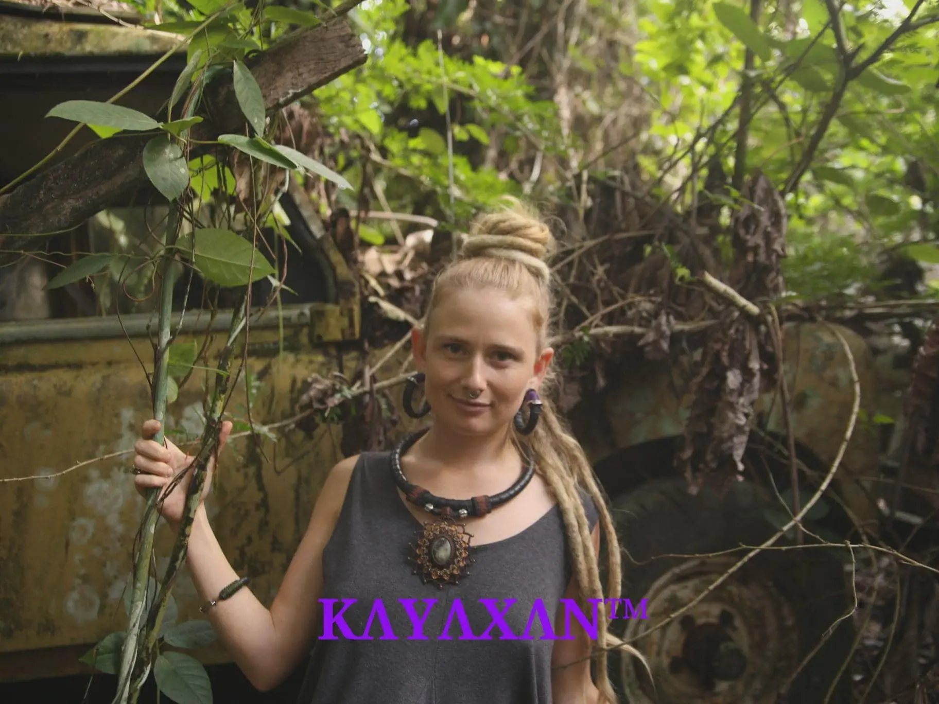 Dendritic Opal, Upcycle, Inner tube Rubber Necklace, NeoTribal Fashion Recycle Burningman Jewellery, Eco Vegan Celtic Larp viking