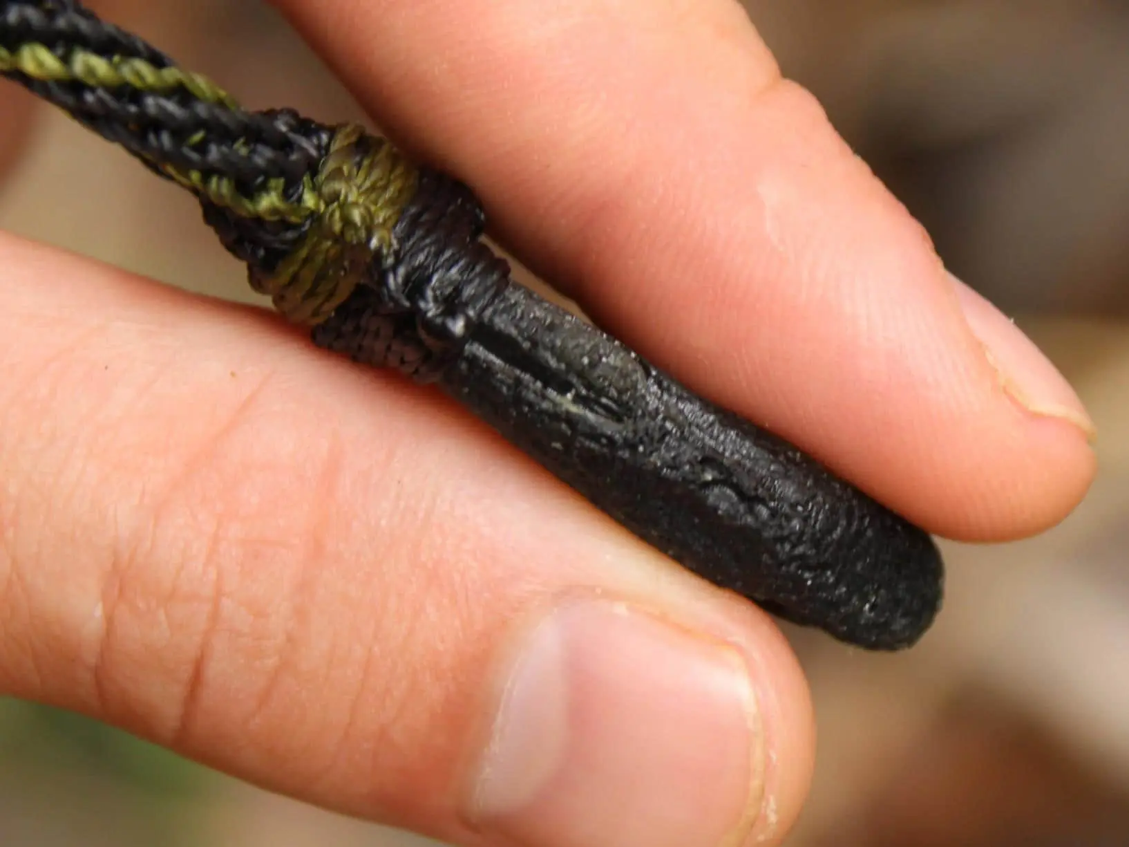HUGE Genuine MOLDAVITE Necklace,Platypus Dreaming Arrow Head DoubleSide Crystal Authentic Raw Moldavite Pendant,Australian made Macrame Cord