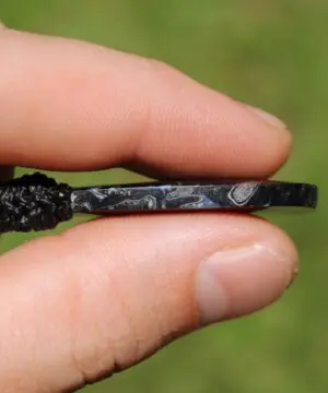 Elven Petrify Palmwood Pendant, Petrified Fossil Birds Eye Palm Root Necklace, Healing Jewelry, Australian handmade tropical cord