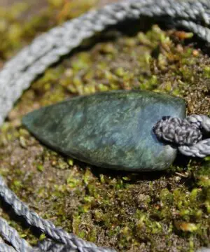 American Elven Rainbow Obsidian Pendant • Volcanic Glass Necklace • Healing Tribal Talisman • Australian Handmade Tropical Cord