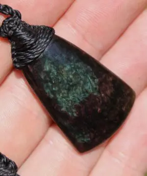 American Elven Rainbow Obsidian Pendant • Volcanic Glass Necklace • Healing Tribal Talisman • Australian Handmade Tropical Cord