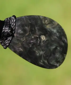 American Elven Rainbow Obsidian Pendant Necklace • Australian Handmade Tropical Cord Volcanic Glass Healing Tribal Talisman Pendant Necklace