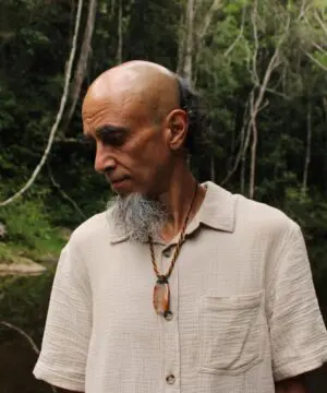 Kerrouchan Agate Pendant • Tribal Healing Crystal Necklace • Australian Handmade Tropical Cord • Indigenous Inspired Talisman