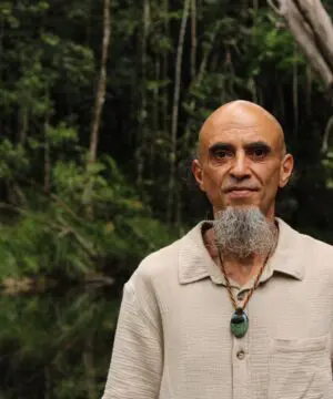 Stromatolite Fossil Pendant • Tribal Healing Jewelry • Kambaba Jasper Necklace • Indigenous-Inspired Australian Handmade Tropical Cord