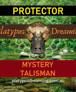 Mystery PROTECTOR Stone Necklace, Protection Crystal Stone Pendant, Australian made Macrame Cord Healing Protection Jewelry,