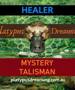 Mystery HEALER Stone Necklace, Healing Crystal Stone Pendant, Australian made Macrame Cord Healing Protection Jewelry, Healing Talisman