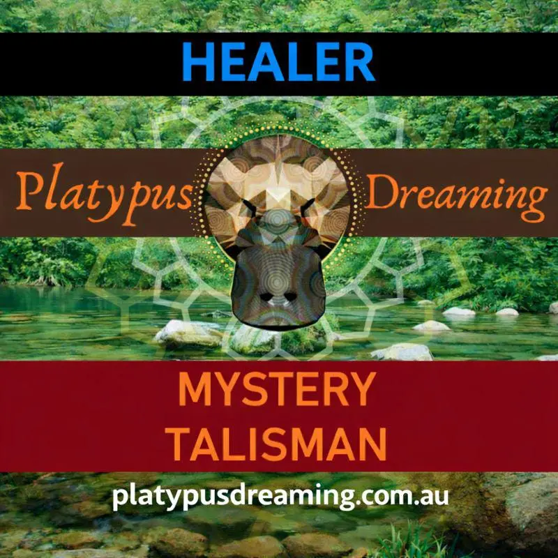 Mystery HEALER Stone Necklace, Healing Crystal Stone Pendant, Australian made Macrame Cord Healing Protection Jewelry, Healing Talisman