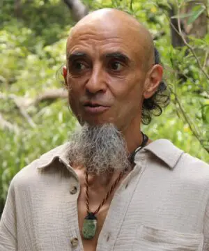 Australian Royal Rhyolite Rainforest Jasper Necklace • Indigenous Inspired Talisman • Australian Handmade Handwoven Tropical Cord