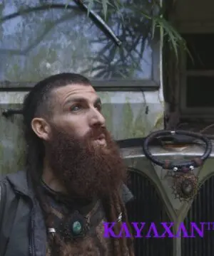 Chrysocolla Inner Tube, Amulet Upcycle Rubber Necklace, NeoTribal Fashion Recycle Burningman Jewellery, Eco Vegan Celtic Larp viking