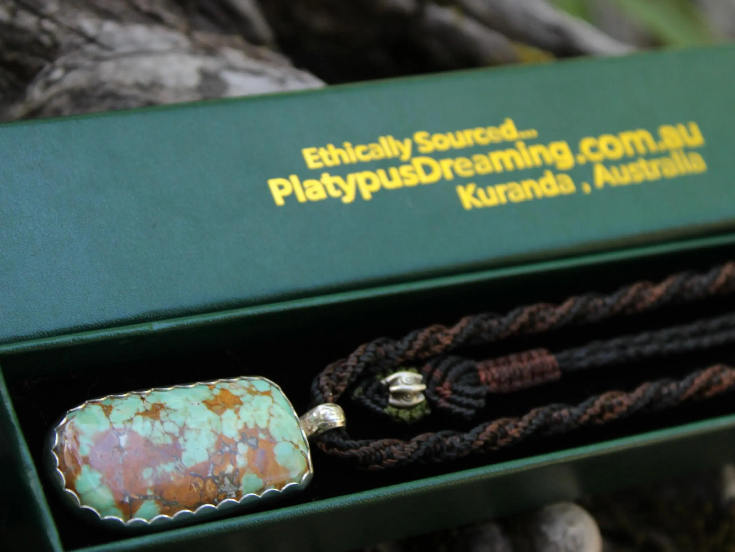 Spider Variscite Pendant, Australian silver 925 ,Handmade cord,Australian Variscite Necklace,Green Stone Talisman,November Birthstone,