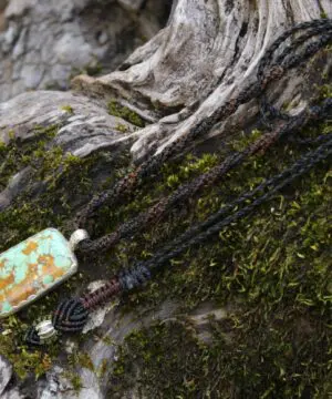 Spider Variscite Pendant, Australian silver 925 ,Handmade cord,Australian Variscite Necklace,Green Stone Talisman,November Birthstone,