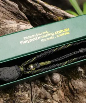 HUGE Genuine MOLDAVITE Necklace,Platypus Dreaming Arrow Head DoubleSide Crystal Authentic Raw Moldavite Pendant,Australian made Macrame Cord