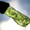 Authentic MOLDAVITE Pendant, Genuine Moldavite Necklace, Raw CRYSTAL Necklace, elven jewelry, Australian made macreme cord, Meteorite