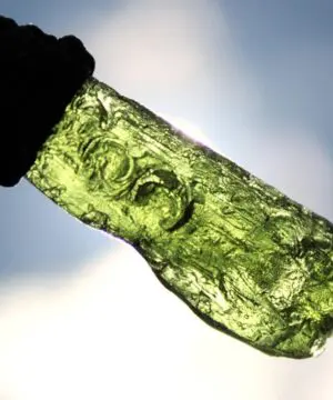 Authentic MOLDAVITE Pendant, Genuine Moldavite Necklace, Raw CRYSTAL Necklace, elven jewelry, Australian made macreme cord, Meteorite