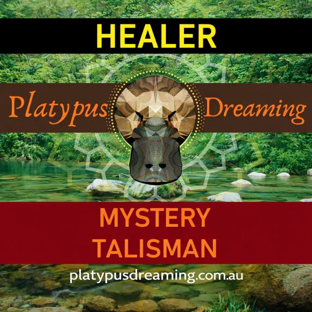 Mystery HEALER Stone Necklace, Healing Crystal Stone Pendant, Australian made Macrame Cord Healing Protection Jewelry, Healing Talisman