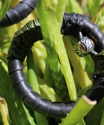 Rainforest Hoop Earrings, Upcycled Inner tube Rubber Earrings,NeoTribal Fashion Recycle Burningman Jewelry, Eco Vegan Celtic Larp viking