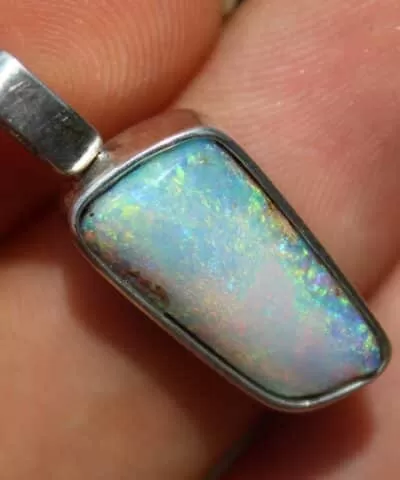Authentic Real Matrix Crystal opal Jewelry,Australian made macrame cord, PETRIFY Wood Gemstone OPAL Necklace,Fire Boulder Opal pendant
