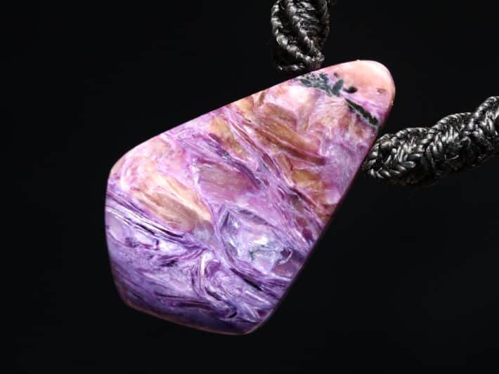 A++ Charoite pendant, Highest quality charoite necklace,