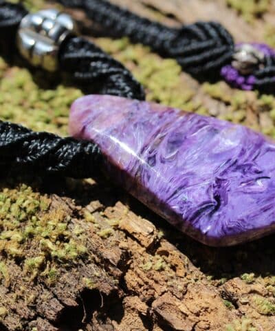 A++ Charoite pendant, Highest quality charoite necklace,