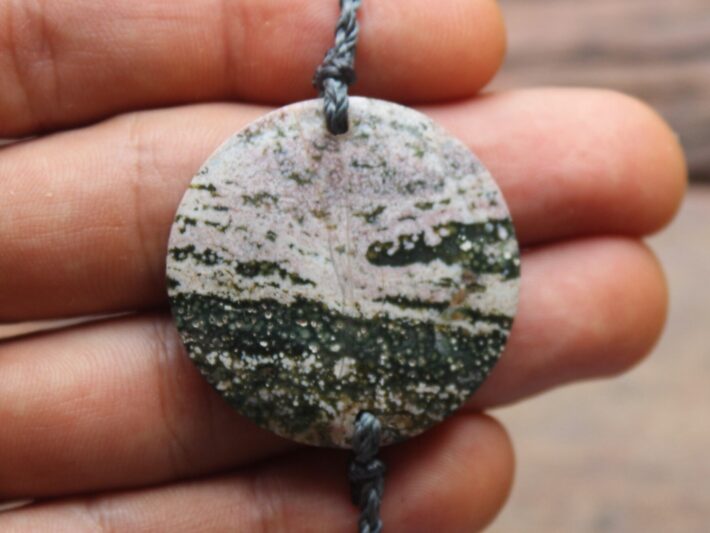 Ocean Jasper Bracelet talisman, Australian handmade crystal healing funky jewelry, may birthstone gemstone jewelry, natural stone jewellery