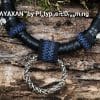 Pure Silver Tribal, Shibari BushPunk BlackSUN Amulet CyberPunk Upcycle Necklace, SteamPunk Dark NeoTribal Burningman Viking clothing Larp