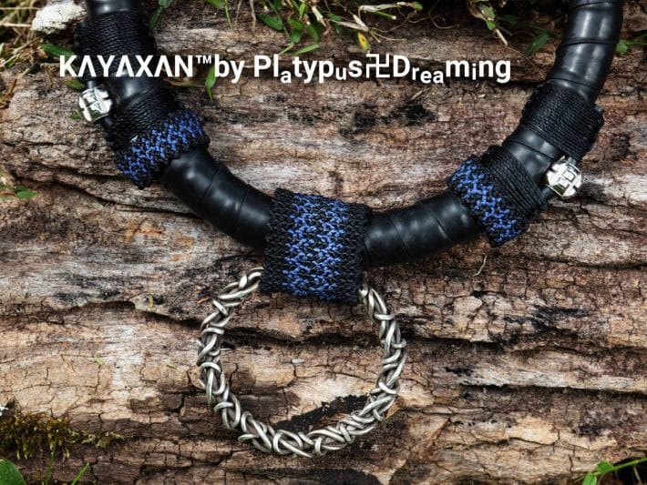 Pure Silver Tribal, Shibari BushPunk BlackSUN Amulet CyberPunk Upcycle Necklace, SteamPunk Dark NeoTribal Burningman Viking clothing Larp