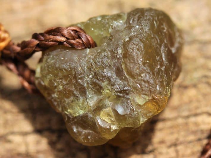 Authentic Apatite Talisman, Yellow Apatite Necklace, Apatite Pendant, Australian made handmade Macrame Cord, Crystal Healing Jewelry Gift