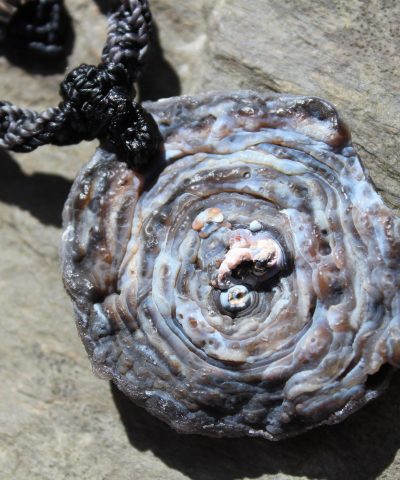 Druzy Crystal Pendant Necklace,Zeusite Necklace,Fertility Stone,Rose Quartz Chalcedony,Desert Rose macrame crystal necklace, Healing Jewelry