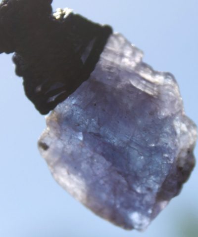 Real Tanzanite Necklace,Purple Stone Tanzanite Pendant, Raw Crystal Elven Jewelry, Australian Made Macrame Cord Healing crystal Jewellery